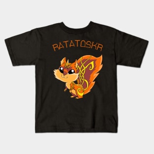 The Messenger Squirrel: Ratatoskr and the World Tree Kids T-Shirt